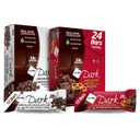 NuGo Dark Variety - 巧克力脆饼 12巴和巧克力巧克力片 12巴, 12g蛋白, Vegan, Gluten Free, Non-GMO, Kosher Pareve, 24 Counter