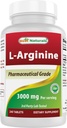 最佳自然 L-Arginine 3000mg 每架服务 - 240块药片 - 药品级 - 非GMO和Gluten免费 - 美国制造