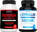 Fadogia Agrestis 提取( 60 个计数) 最大强度 - 运动性能和肌肉质量支持和L Citrulline( 240 个计数) L Arginine & Nitric Oxide 用于锻炼性能 - Vegan & USA Made
