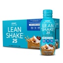 GNC Lean Shake 25 蛋白质摇摇,临床证明的重量管理,食用替代,25g 蛋白质加零添加糖,准备饮用,椰子焦糖,包12