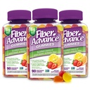 Fiber Advance Gummys 100% 消化健康植物基纤维补充物 Chicory Root Inulin Prebiotic Gummys for adderns QQ Gluten Free, Vegetarian, & Non-GMO (第3包)