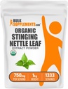 Bulk Assupports.com 有机钢丝网抽取粉剂 - 网叶抽取,草药补充剂 - Vegan & Gluten Free,每服750毫克,1kg(2.2磅)(包1)