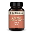 Mercola Copy Bisglycnate博士,90名服务员(180张),膳食补充品,每天8毫克,小型标签,支持整体健康,非转基因生物
