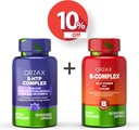 ORZAX 5 HTP 复合体 100 Mg 120 Vegable Capsules 和维生素B 复合体,带有Choline和Inositol的B 维生素 120 Capsules, Bundle