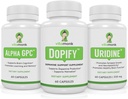 多巴胺支持补充Paired 配有 Alpha GPC 和 Uridine - Neuro Boost Duo