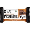 凯特的真食品有机蛋白棒(Peanut Butter Cup, 2.2 oz, pack of 12) – 植物基蛋白棒(Plant brotein Bars) – Gluten Free, Soy Free,非转基因生物,全谷物,以及全部天然