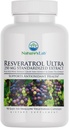 Nature's Lab Resveratrol Ultra - 抗氧化剂补充剂 * - 250mg Trans-Resveratrol,红酒提取剂,绿茶提取剂-非GMO,Gluten Free,Vegan – 90 Counter (3个月供应)