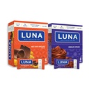 LUNA Bar - 品种包 - Nutz Over巧克力和巧克力杯蛋糕 Flavor - Snack Bars - 非GMO - Gluten-Free蛋白棒 - 用有机麦制作(12包,2盒)