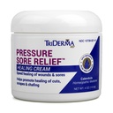 TriDerma MD 减压酸奶油,用于床溶索治疗、溃疡、压力酸奶、伤痛、沙菲德皮肤和与卡伦杜拉和AP4 Aloe的硬化皮肤酸奶、4 oz Jar