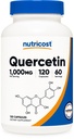 核成本 Quercetin 1000mg, 120 Capsules - 蔬菜 Capsules, 60 services, 500mg Per Capsule, 非GMO, Gluten Free