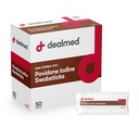 Povidone Iodine 10% Swabsticks - 个人密封包 完美用于伤病护理和便携式急救箱,50/Box(一包)