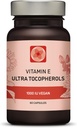 维生素E 1000 IU UU Tocopherol 450mg 维生素E Vegan – 全部4 Tocopherols – Alpha Tocopherol + Beta Tocopherol + Gamma Tocopherol + Delta Tocopherol – unique d Alpha (180) 互联网档案馆的存檔,存档日期2014-03-02.