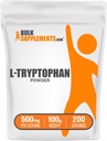Bulk Assupports.com L-Tryptophan Powder - Tryptophan Assupport - Gluten Free, 每人500mg, 100g (3.5 oz) (Pack of 1).