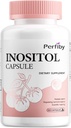 伊诺西托尔补编,Myo-Inositol & D-Chiro Capsules配有福拉特,维生素D,规范月经周期和奥瓦里安支持 - 120个伯爵,60天供应