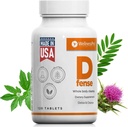 Detox Cleanse, Gut & Liver Cleanser, 草药膳食补充剂, Milk Tetle, Goldenseal, Senna, Calcium & Magnesium, Probiotics, 多维他命 & 多米内尔, 120片