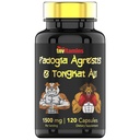 Fadogia Agrestis & Tongkat Ali 补编:1500mg - 120 Capsules |750mg Tongkat Ali (长杰克) & Fadogia → 男子运动营养、运动性表现和肌肉超强能力公式*