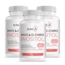 Myo-Inositol & D-Chiro Inositol 妇女补充金 -- -- 理想40:1 比率 -- -- 支持妇女的Hormone平衡与生育和Ovarian保健 -- -- Vegan粉末卡普尔 -- -- 90天供应