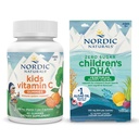北欧自然启动器包 - 儿童DHA Veg Gummy Chews and Kids Vitamin C Gummys