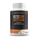 Ketocore Keto Vitamins – Keto Multivitamin for Men and Women – Keto – Keto 补充和肉食补充, Keto 友好 多维塔明 → No Keto Flu → 富含镁和钾 → 90 Capsules