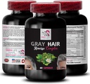 生物素,增强色素 - GRAY hair ReVERSE - 恢复活力,发型护理溶液,更新发色,恢复色素,改善发色,降低发色,活力发色 1Bot 60Caps