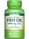 (原始内容存档于2017-12-03). Nature's Truth Trimple Trong Fish Oil Softgels | 1400 mg | 60 Counter | Active Omega 3| Non-GMO & Gluten Free Supplement.