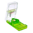 Ezy Dose Pill Cutter and Splitter with Security Shield, Daily Usage, Safely Cut Lills, Vitamins, 平板块半, 精确和易切, 无污钢刀, Travel Size, Color May Vary, BPA Free