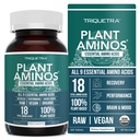 植物氨基有机基本氨酸补充剂(EAAs)和BCAA - 100% 植物原料,Vegan - 全部9种基本氨基酸,含18种氨基酸(360片)