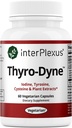 InterPlexus Thyro-Dyne - 碘、Tyrosine & Plant 提取物,用于支持甲状腺素 -- -- Gluten Free、奶制品、大豆自由 -- -- 60枚甲壳虫(30枚)