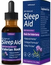 Valerian Root Sleep Supports Drops, Gotas de Manzanilla y Flor de Jamaica y Valeriana para Dormir Profundamente,全天然草药提取液与Hibiscus & Chamomile. 2OZ (英语).