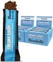 BAREBELS 蛋白质棒 Creamy Crisp - 12 Counts, pack of 2 - 蛋白质袋装有20g的高蛋白质棒 - 巧克力蛋白质棒装有1g的总糖 - 完美在Go蛋白质棒和早餐棒上
