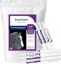 SmartEquine SmartCalm Pellets & SmartCalm Ultra Paste 6 Tubes Bundle, 马的镇静补充 QQ没有添加糖或草药,饮食 Equine 补充
