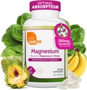 Zahler - 镁增产Capsules 200 mg(250 counter) 认证的Kosher Bioactive Magnesium Citrate for Max Absociation - 天然镁矿物供男女使用 - 最佳镁增产