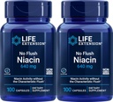 寿命延长:Flush Niacin 640 mg,100 Capsules(2包)