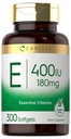 卡莱尔维生素E软胶卡普苏莱斯400 IU 180mg | 300 Count |n-GMO 和 Gluten 自由公式