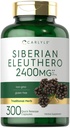 Carlyle Siberian Eleuthero – 2400mg – 300 Capsules – Non-GMO 和 Gluten 自由配方 – 西伯利亚 Ginseng – 传统草药补充剂