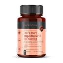 Ultra Pure Superba Krill Oil 500mg x 120 Capsules - 来源于南极无污染水域,为Astaxanthin、Omega 3和维生素D提供丰富的供应