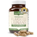 利格纳斯终身法拉士种子 Lignans for Life Flaxseed Lignans for Dogs & People - 荷尔蒙支持的有机法拉士种子补编,15mg 90 Capsules, Flax种子 for Dogs & Women, 高纤维