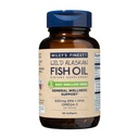威利最精致的野生阿拉斯加鱼油易咽迷你剂——Omega-3 鱼油成人与儿童补充剂——双层630mg EPA和DHA自然补充剂——60种小型软胶(30种服务)
