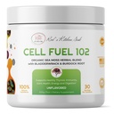 Red's Kitchen Sink Cell Fuel 102 — Organization Sea Moss Powder with Bladderwrack & Burdock Root – Sebi 博士启发的草本植物混合剂 – Vegan, Natural, 30 services (7oz)