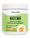 NaturalSlim Magicmag Pure Magnesium Citrate Powder 压力,便秘,肌肉,心脏健康,以及睡眠支持 QQ Honey Chamomile Magnesium Supplement - 8oz drink Mix (Solo) (英语).