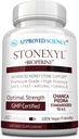 批准科学 Stonexyl - 肾石草药支持 - 60 Capsules - Chanca Piedra - 高吸收 - 1个月供应 - Vegan