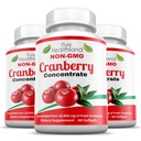 非GMO Cranberry 聚焦于12,600mg - 三重强软胶 - 容易吞咽的男女药丸,3瓶
