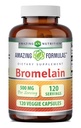 (原始内容存档于2018-09-29) (英语). Amazing Formures Bromelain Supplements + $ 500 Mg Perervice + Veggie Capsules → Non-GMO → Gluten Free → 在美国制造 → 蔬菜理想 (Pack + 120 Count).