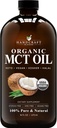 手工业混合物 来自有机椰子的石油 16 Fl oz – Keto 友好型,非GMO型,Vegan 椰子油 – 对饮料,咖啡和茶叶来说非常棒.