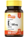 Sundance Vitamin E 180mg(400 IU) QQ100 快速释放软胶 QQ 高概率公式 QX N-GMO 和 Gluten 免费补充