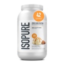 同位素零卡布 100%纯Whey 隔离蛋白粉,无乳糖,无葡萄糖,有维生素,香草盐焦糖,25g蛋白Per Service, 3 Lbs, 42 Service (Package May Vary)