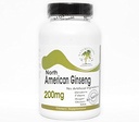 北美Ginseng 200mg ~ 200 Capsules - 无附加物 ~ 自然补充品