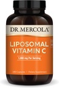 Mercola Liposomal Vitamin C博士,每服务1 000毫克,90名服务人员(180名卡普勒),膳食补充,支持免疫健康,非转基因生物,NSF认证
