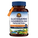 Vitalitown Glucosamine Chondroitin MSM → Collagen, Boswellia, Turmeric, Hyaluronic Acid, Bromelain + Triple Action+ 公式 → 12 成份 → 90 片,无壳鱼