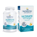 北欧自然公司 Ultimate Omega, Lemon Flavor - 180 Soft Gels - 1280 mg Omega-3 - 与EPA & DHA - 促进大脑和心脏健康 - 非GMO - 90服务